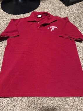 Alabama Crimson Tide Polo Shirt by A/S Sports (L) - EUC